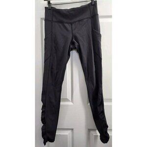 Lululemon Black Brushed Speed Tight Black Size 6 28"